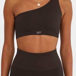 NWOT Set Active Bra and Leggings - ESPRESSO Small